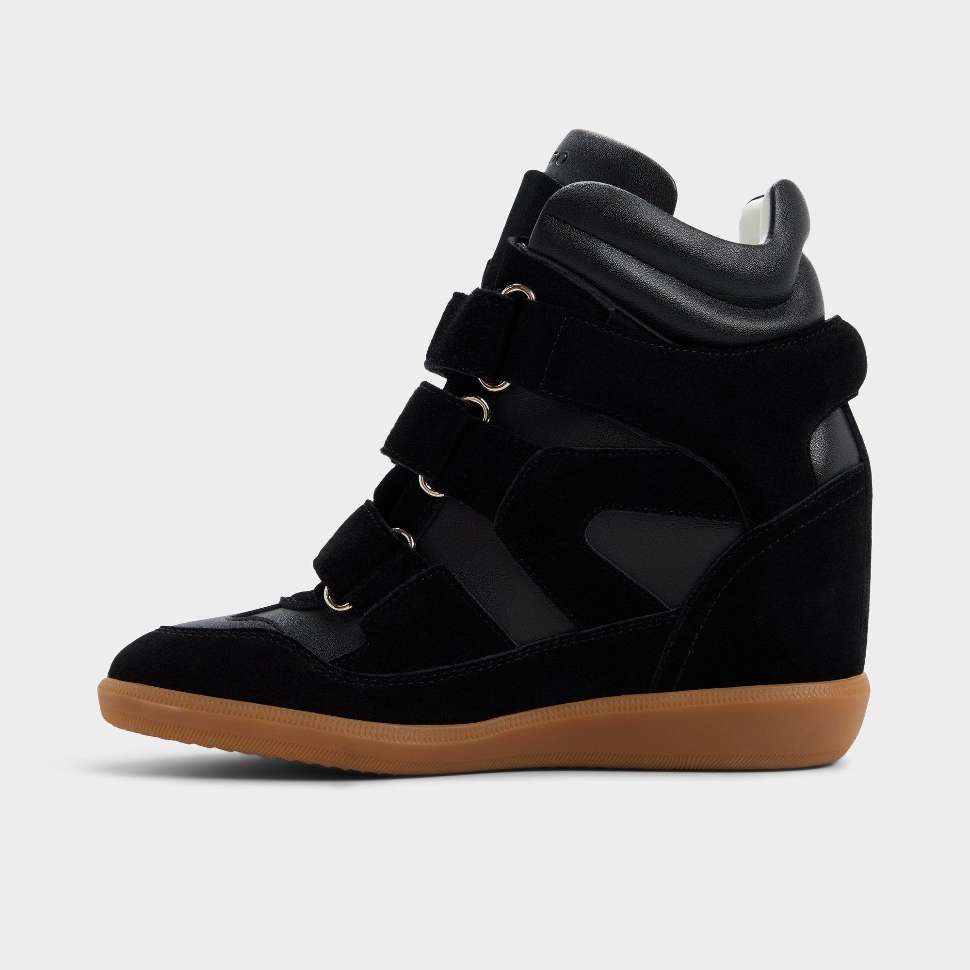 Aldo | Bellissamo in Black - Wedge sneaker, Wedge heel