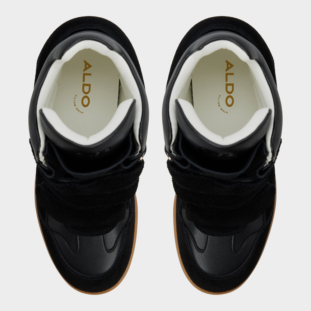 Aldo | Bellissamo in Black - Wedge sneaker, Wedge heel