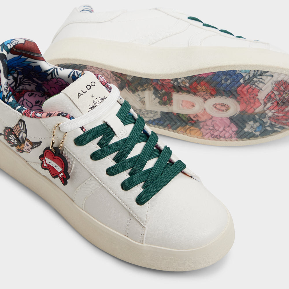 Aldo | Whatisadam in White Multi - Women's low top sneaker, Cup sole