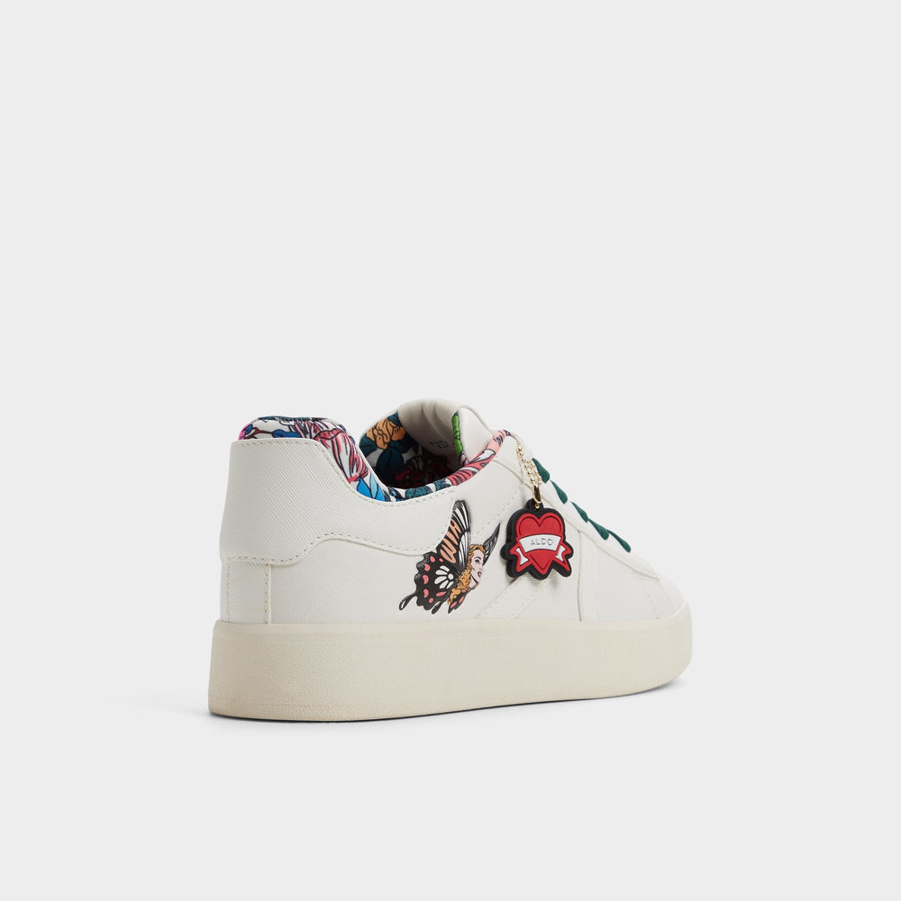 Aldo | Whatisadam in White Multi - Women's low top sneaker, Cup sole