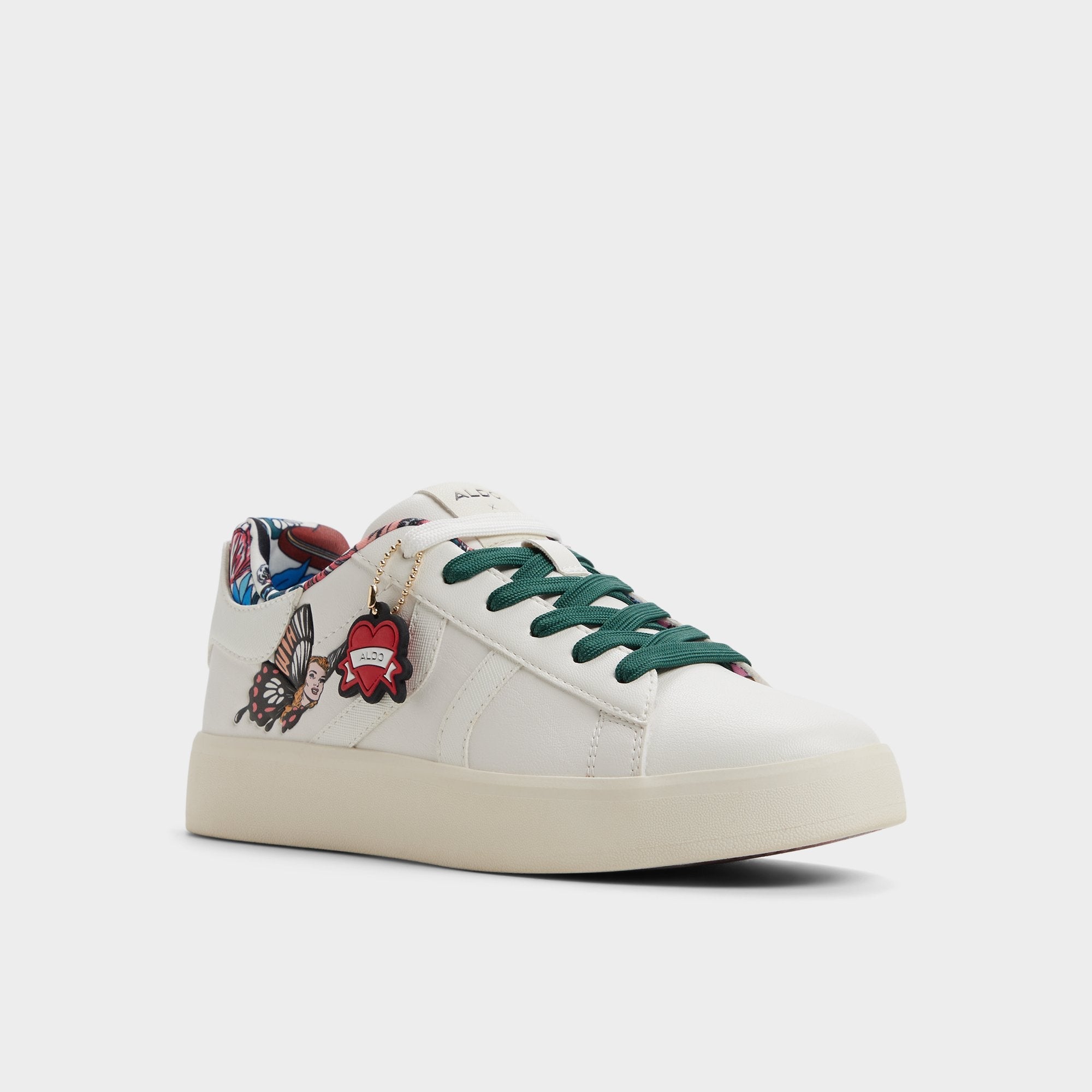 Aldo | Whatisadam in White Multi - Women's low top sneaker, Cup sole