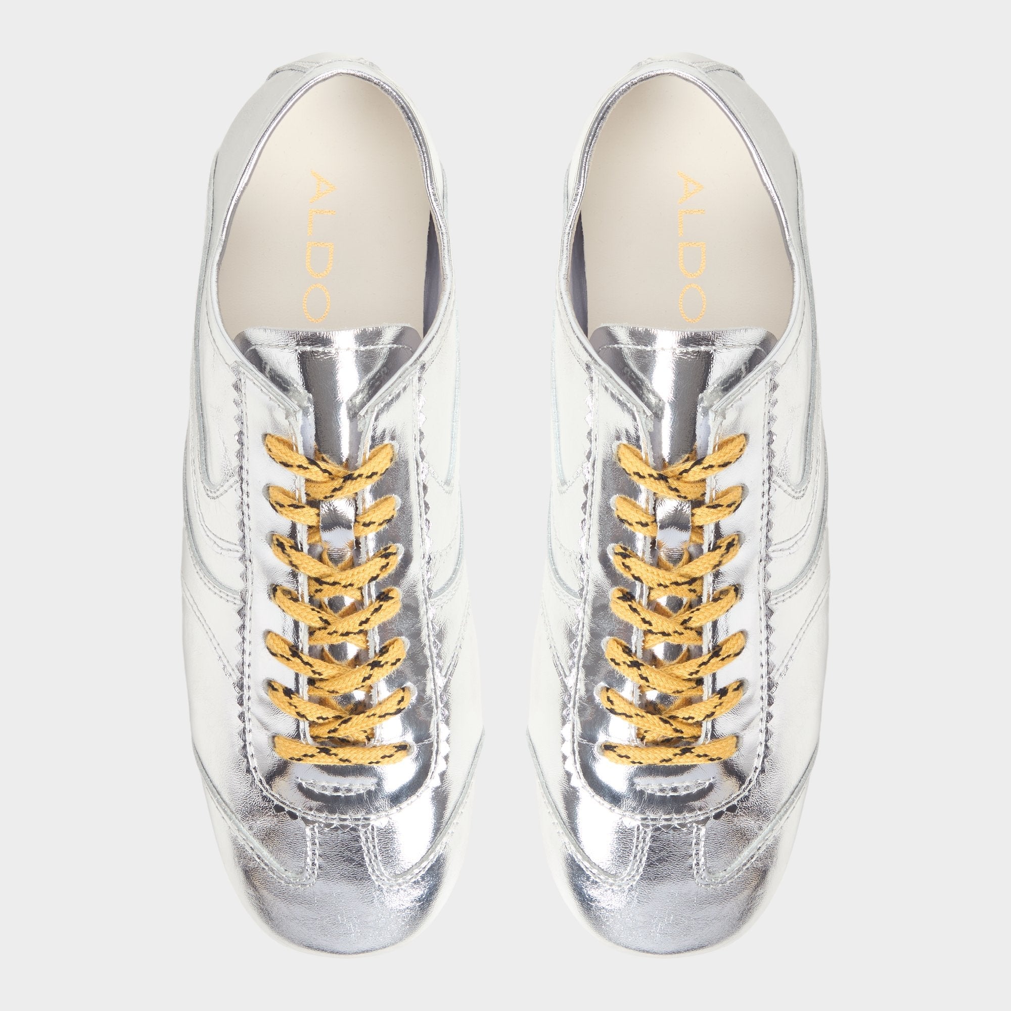 Aldo | Adrelya in Silver - Jogger sneaker, Jogger sole