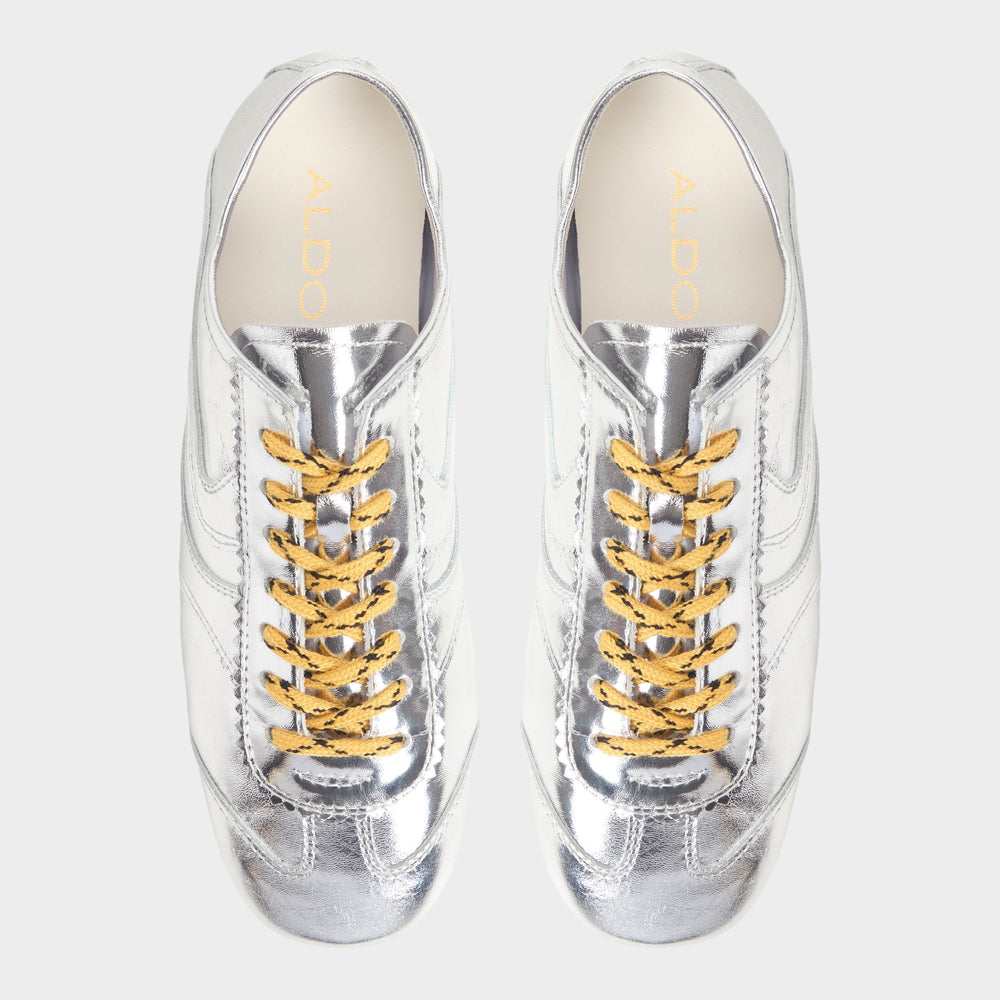 Aldo | Adrelya in Silver - Jogger sneaker, Jogger sole
