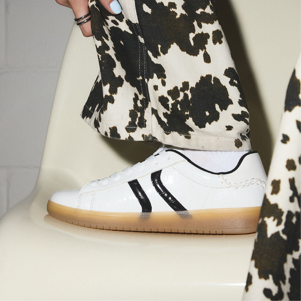 Aldo | Chicsneaker2 White/Black Women's Low top sneakers - Sneaker, Cup sole