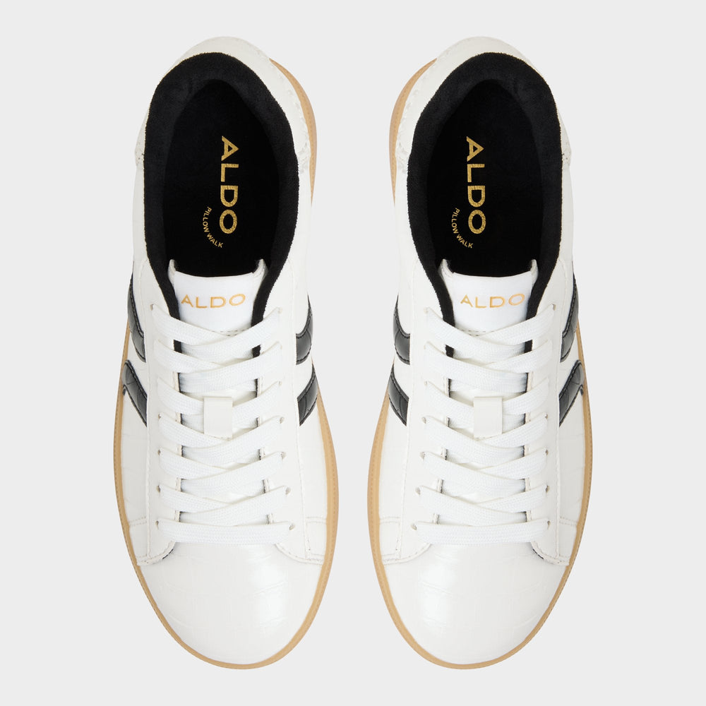 Aldo | Chicsneaker2 White/Black Women's Low top sneakers - Sneaker, Cup sole