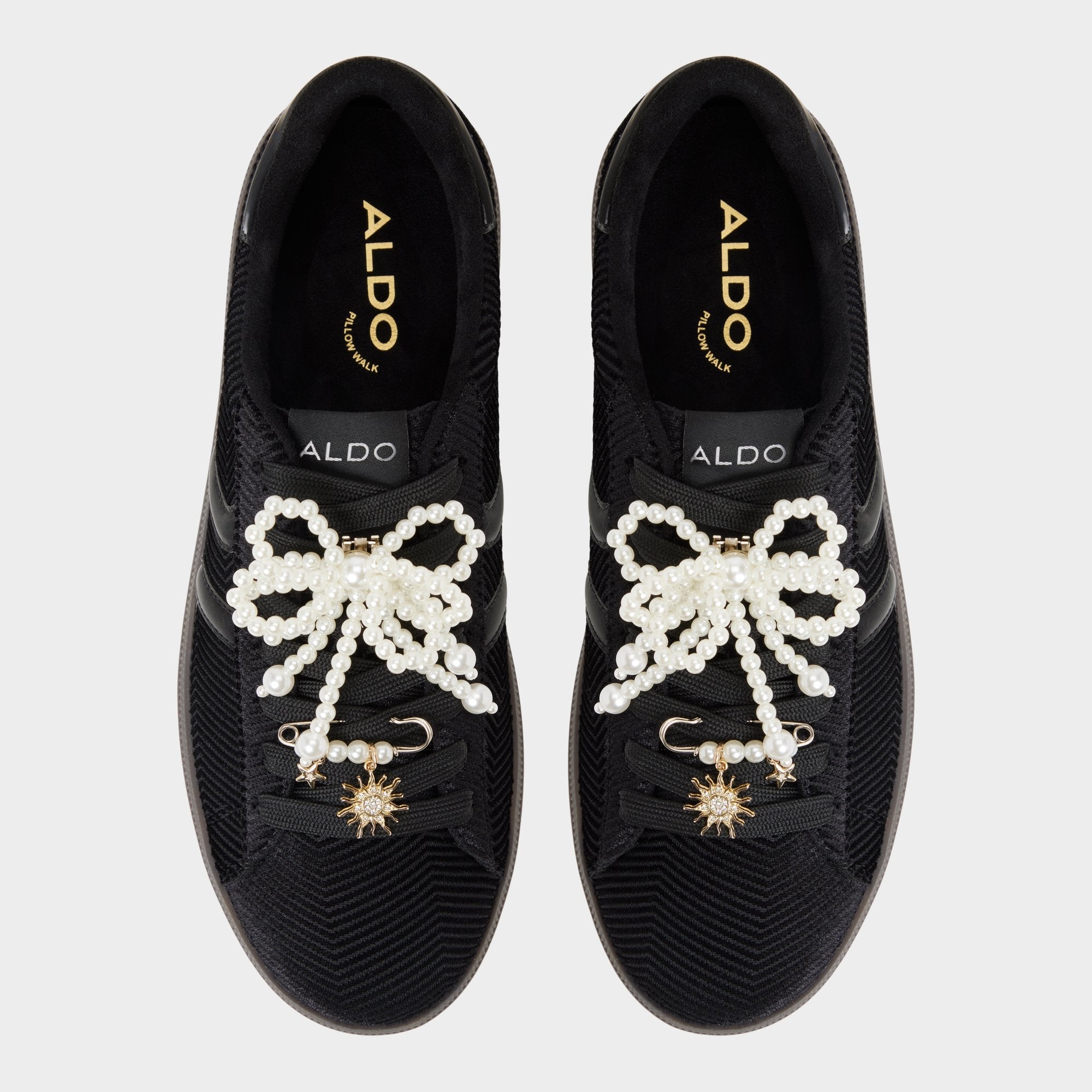Aldo | Chicsneaker2 in Black Black - Low top sneaker, Cup sole