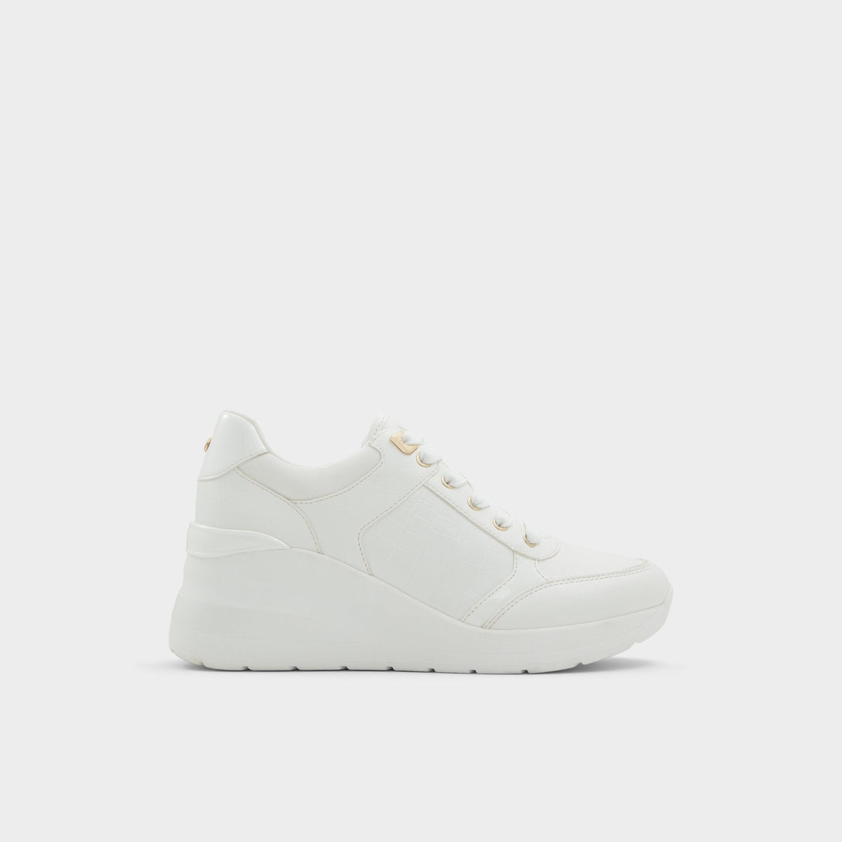 Aldo | Iconistep White Overflow Women's Low top sneakers - Wedge sneaker, Wedge heel