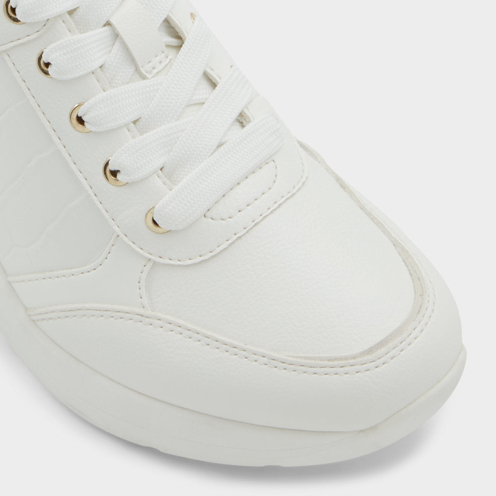 Aldo | Iconistep White Overflow Women's Low top sneakers - Wedge sneaker, Wedge heel