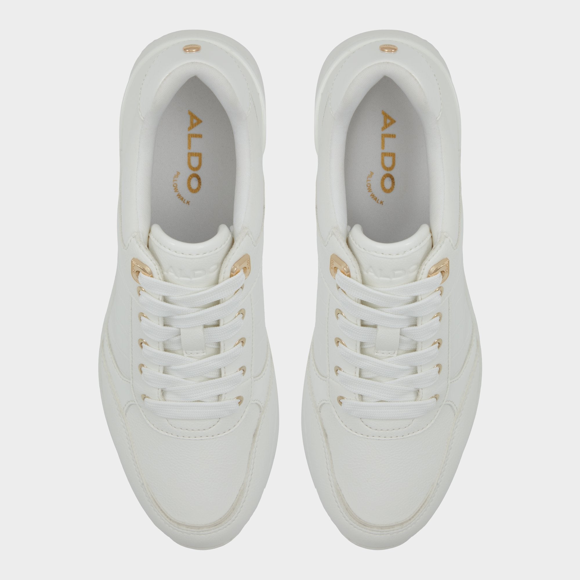 Aldo | Iconistep White Overflow Women's Low top sneakers - Wedge sneaker, Wedge heel