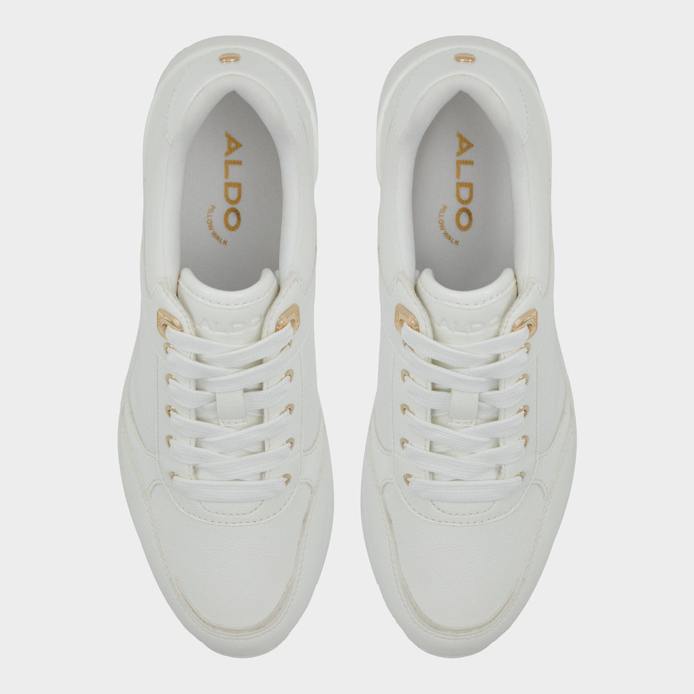 Aldo | Iconistep White Overflow Women's Low top sneakers - Wedge sneaker, Wedge heel