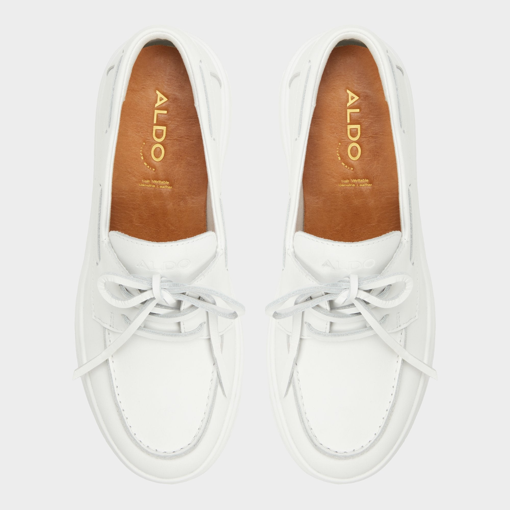 Aldo | Wildbreeze Open White Women's Slip on sneakers - Boat shoe, Platform