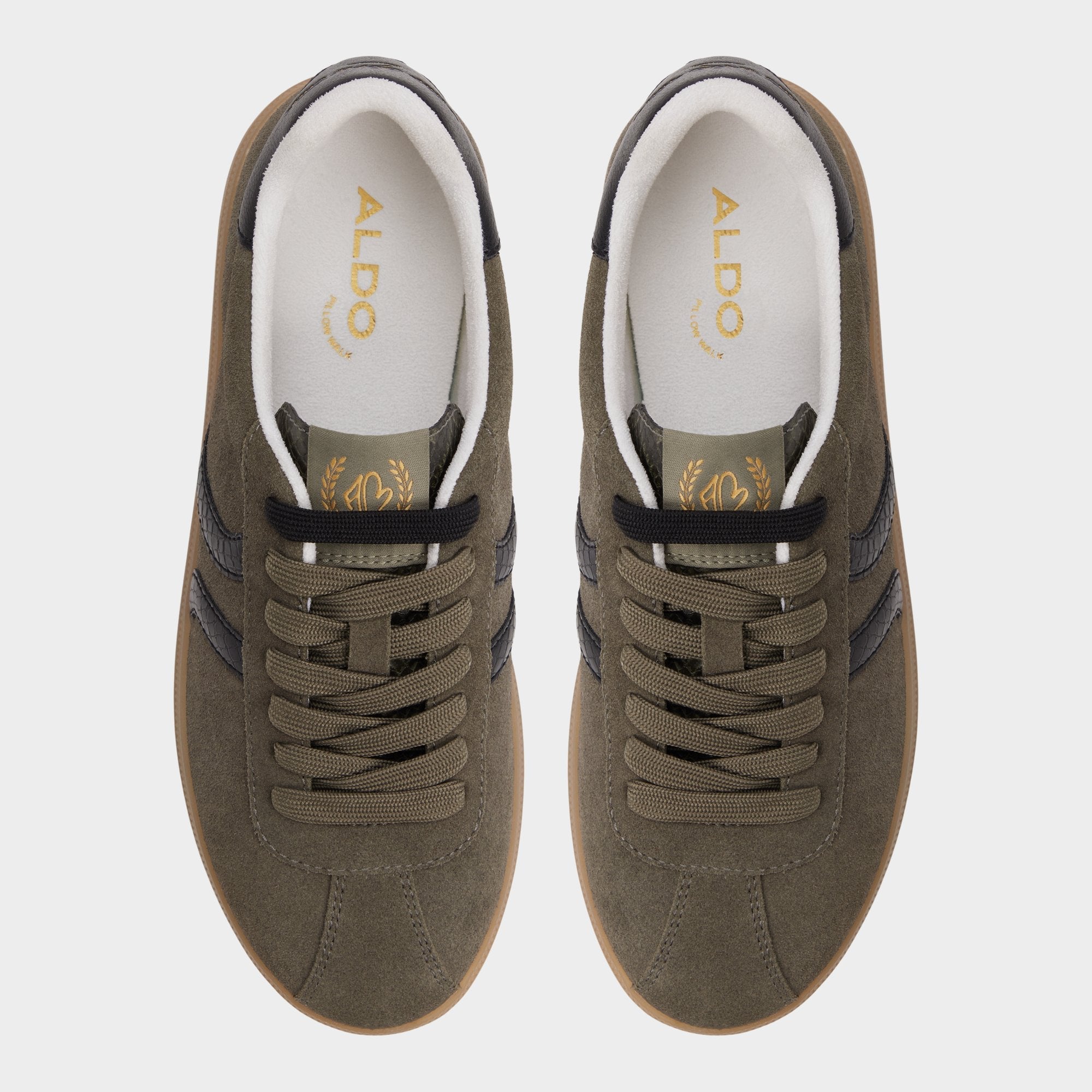Aldo | Chicsneaker in Olive - Low top sneaker, Cup sole