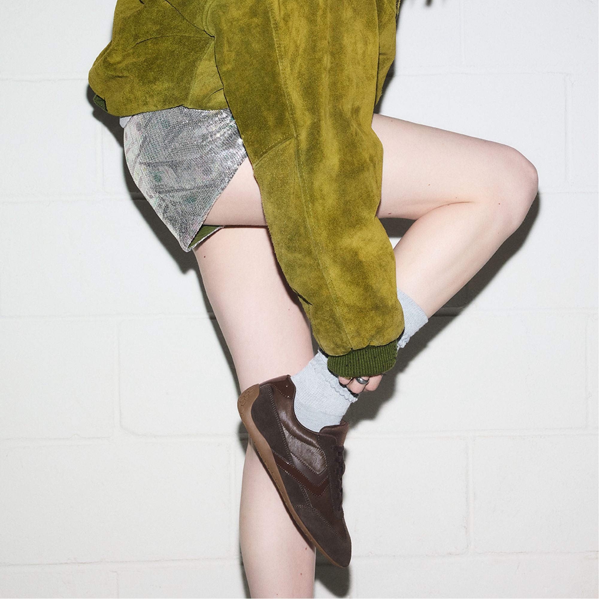 Aldo | Coolchic in Dark Brown - Jogger sneaker