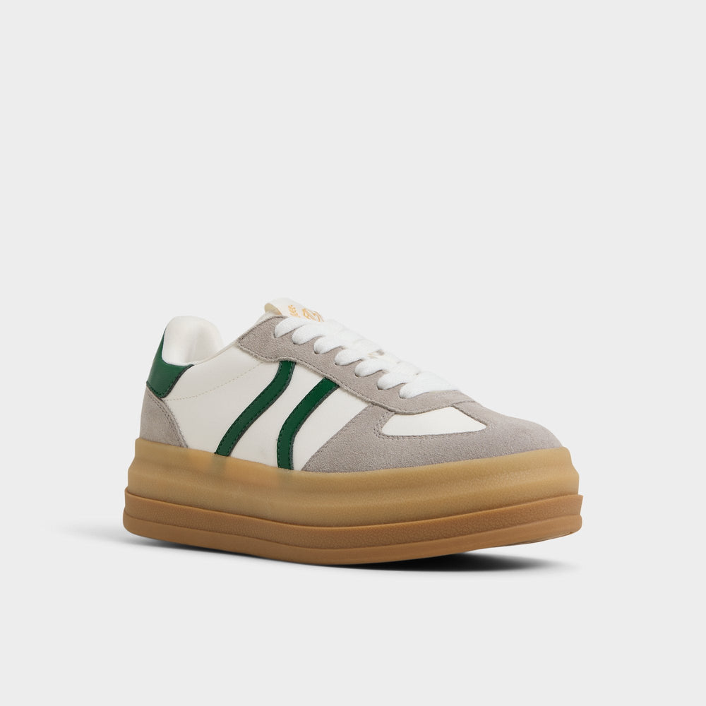 Aldo | Elabrintar White Combo Women's Low top sneakers - Low top sneaker, Platform