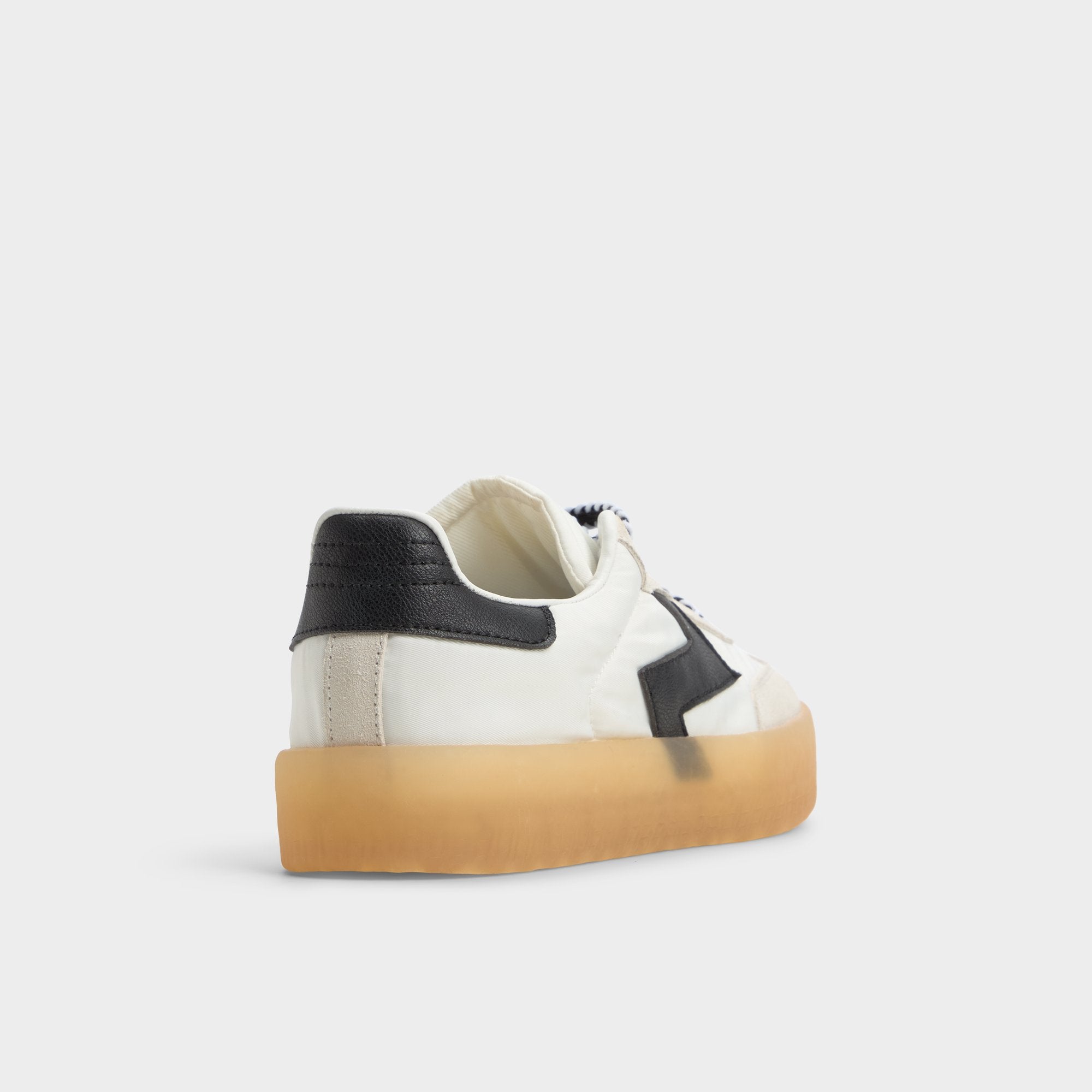 Aldo | Retrostep White/Black Women's Low top sneakers - Low top sneaker, Jogger sole