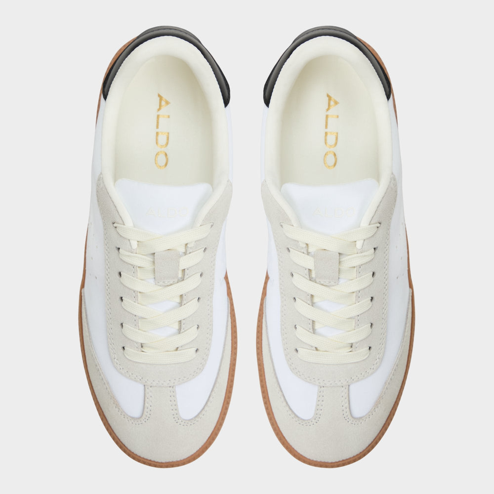 Aldo | Clubstyle White/Black Women's Low top sneakers - Jogger sneaker, Jogger sole