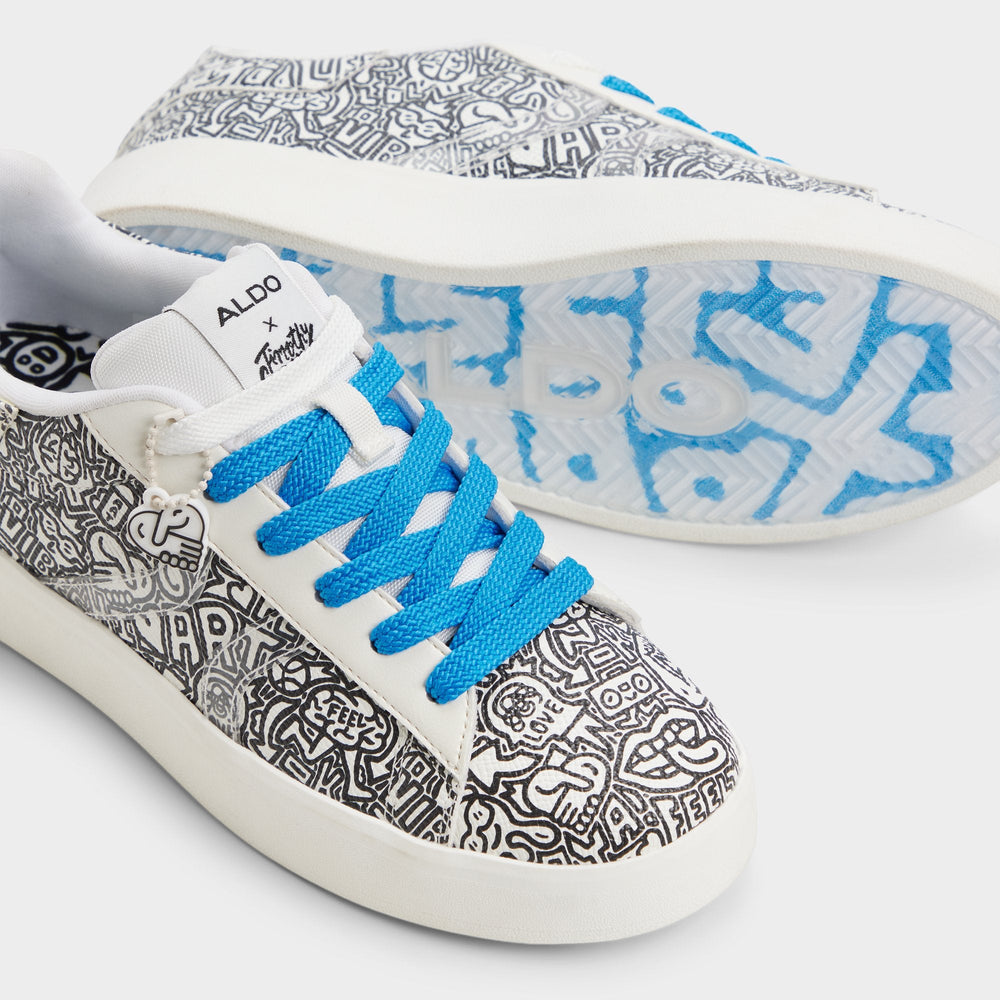 Aldo | Timothy in Goodman White Black - Women's low top sneaker, Cup sole