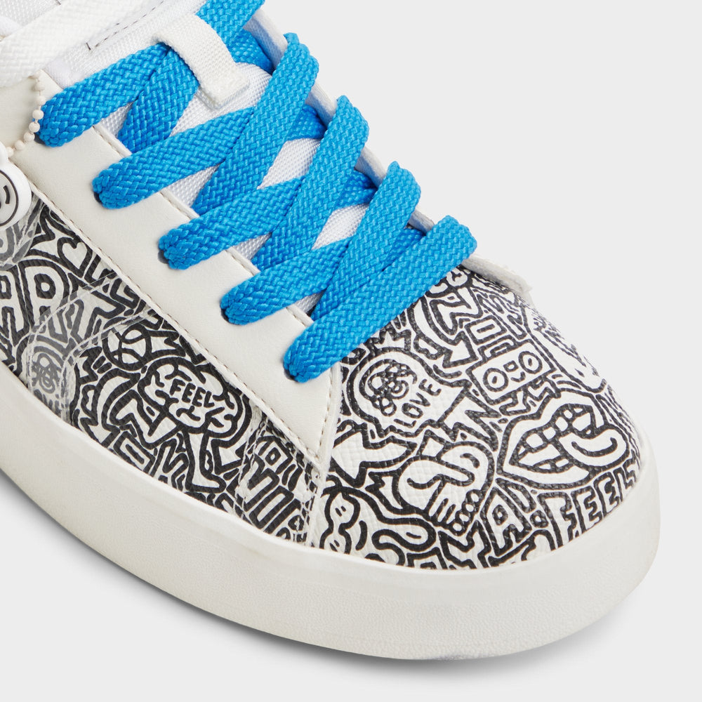 Aldo | Timothy in Goodman White Black - Women's low top sneaker, Cup sole