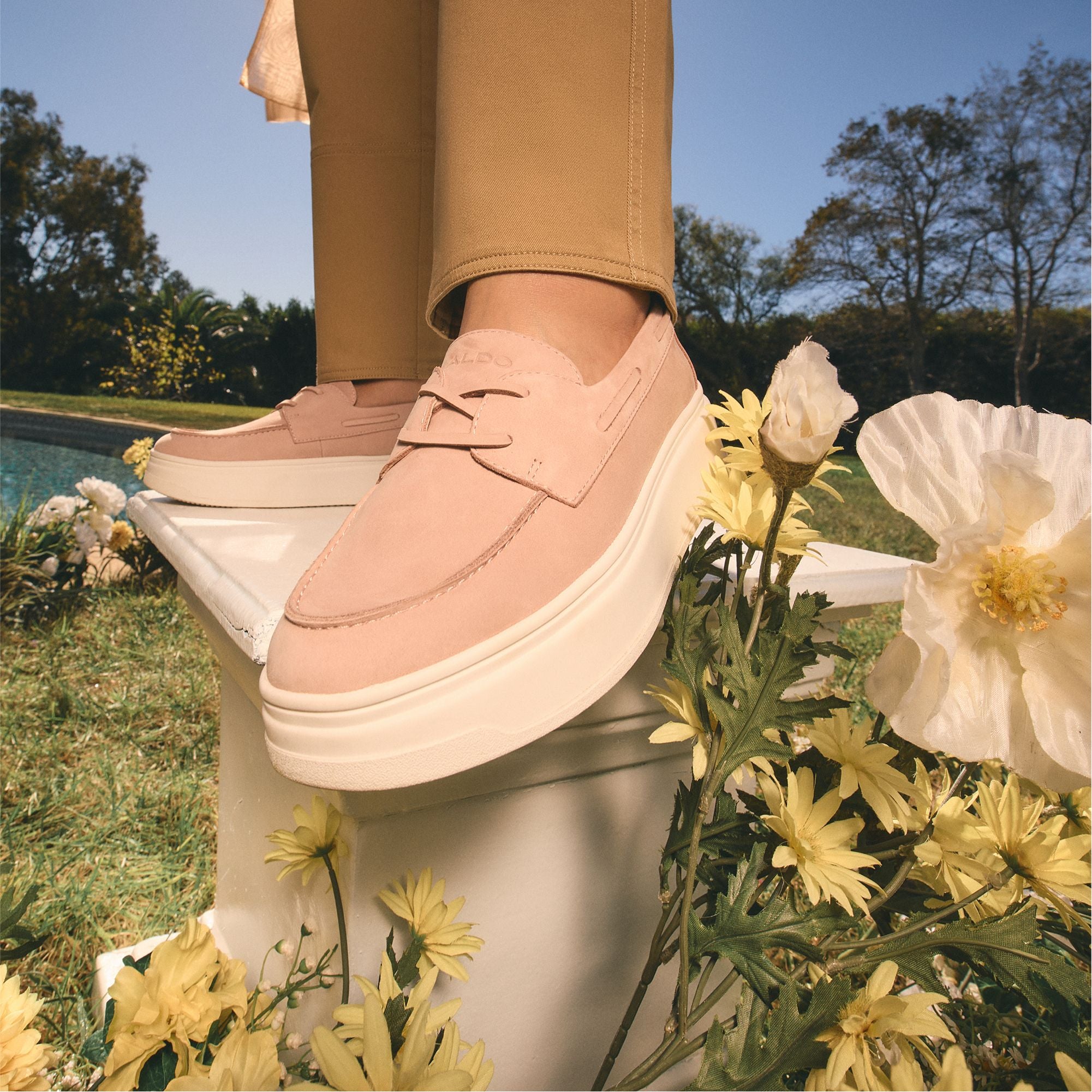 Aldo | Wildbreeze Other Pink Women's Slip on sneakers - Boat shoe, Platform