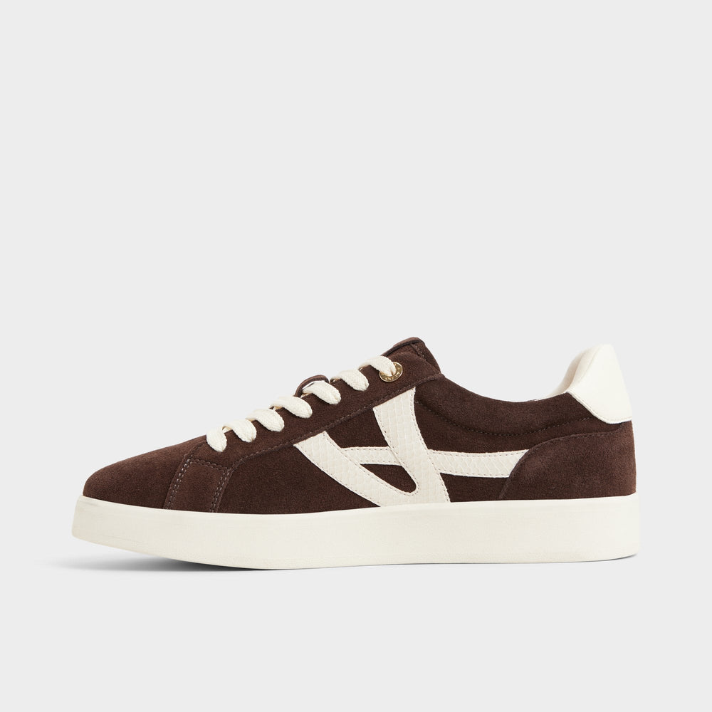 Aldo | Mtl1972snkr-l Dark Brown Women's Low top sneakers - Low top sneaker, Cup sole