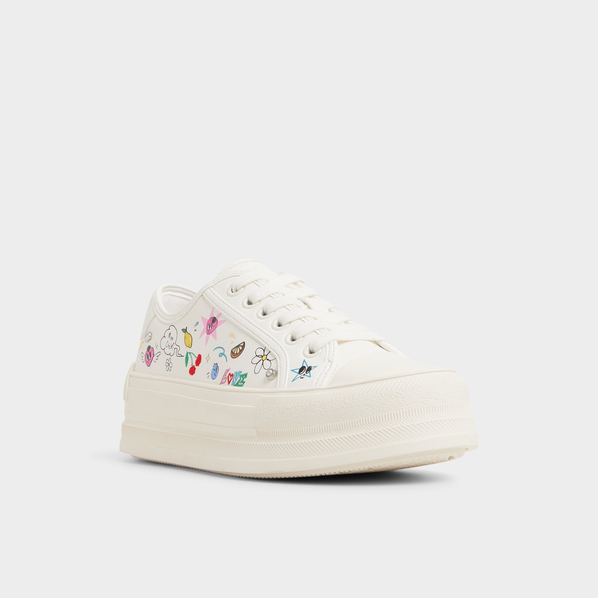 Aldo | Rayes White/Multi Women's Low top sneakers - Sneaker, Platform