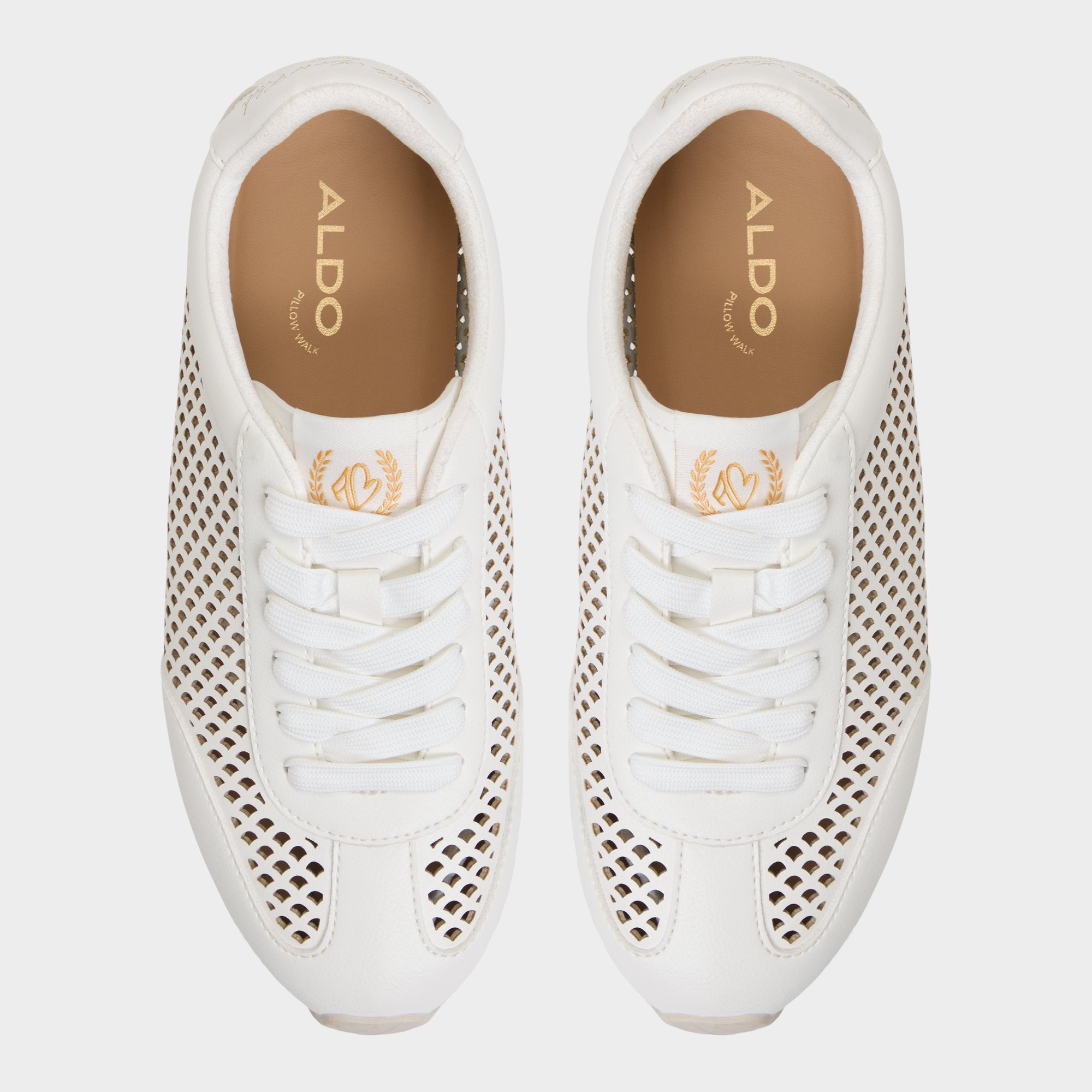 Aldo | Carefree Open White Women's Low top sneakers - Jogger sneaker, Jogger sole