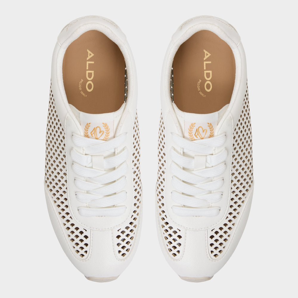 Aldo | Carefree Open White Women's Low top sneakers - Jogger sneaker, Jogger sole