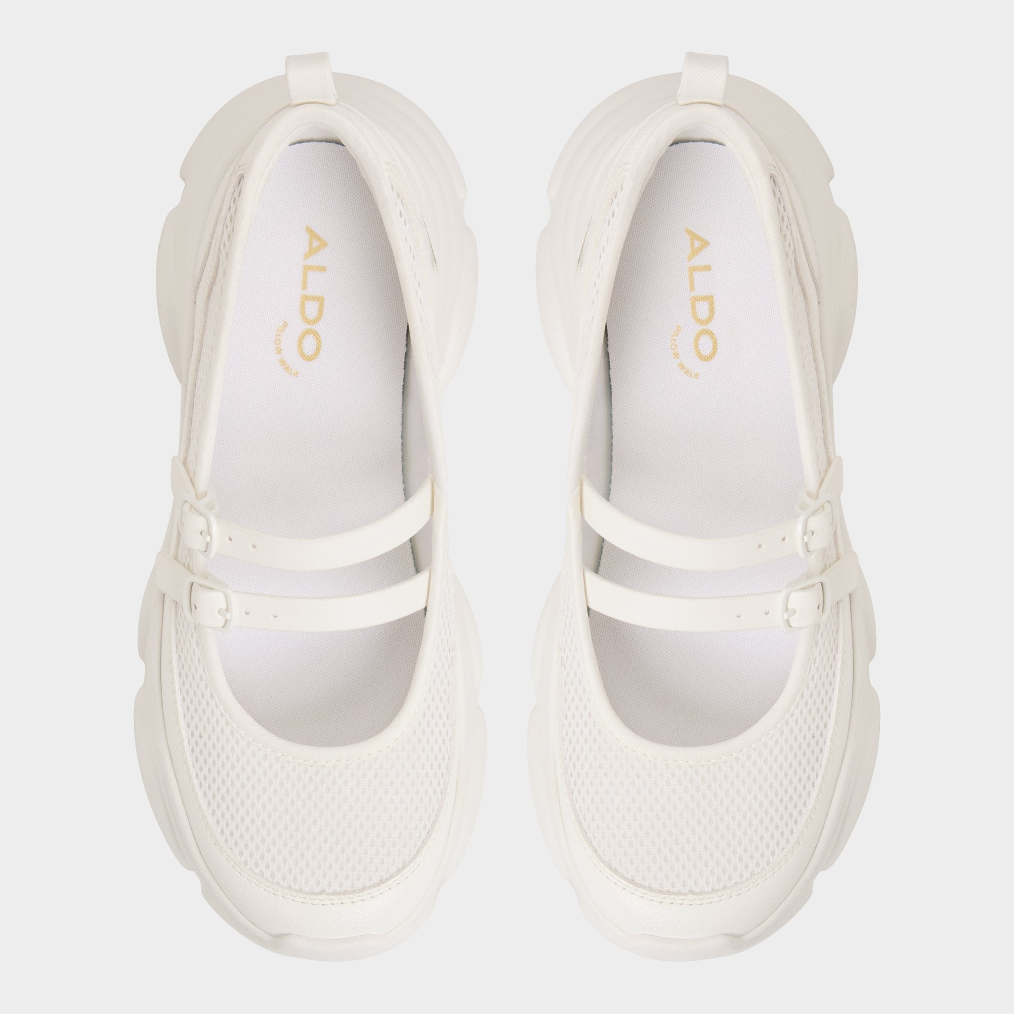 Aldo | Aethera White Women's Platform and wedge sneakers - Mary Jane Sneakers, Jogger sole