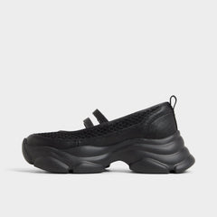 Aldo | Aethera Black Women's Platform and wedge sneakers - Mary Jane Sneakers, Jogger sole