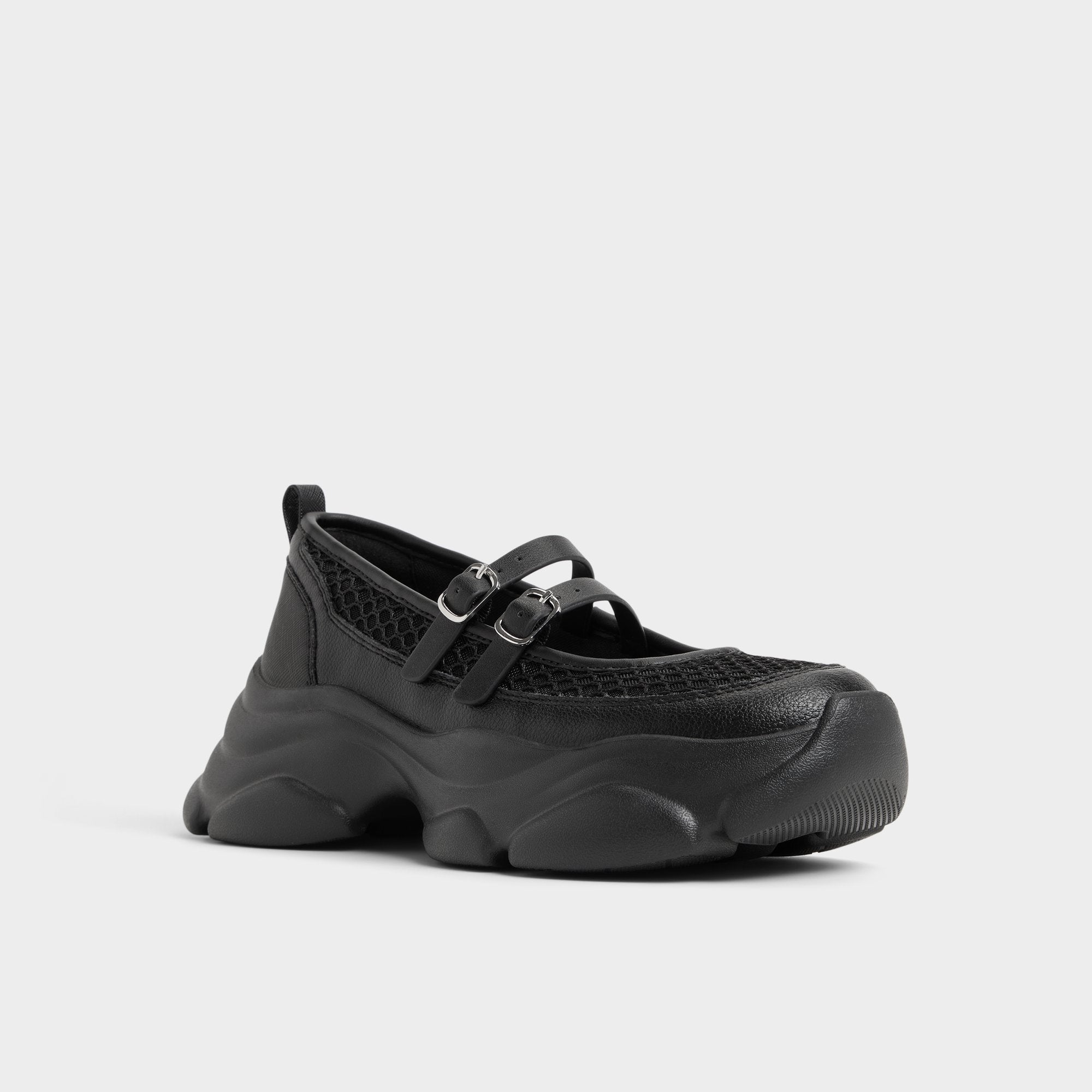 Aldo | Aethera Black Women's Platform and wedge sneakers - Mary Jane Sneakers, Jogger sole