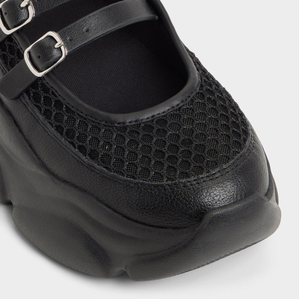 Aldo | Aethera Black Women's Platform and wedge sneakers - Mary Jane Sneakers, Jogger sole