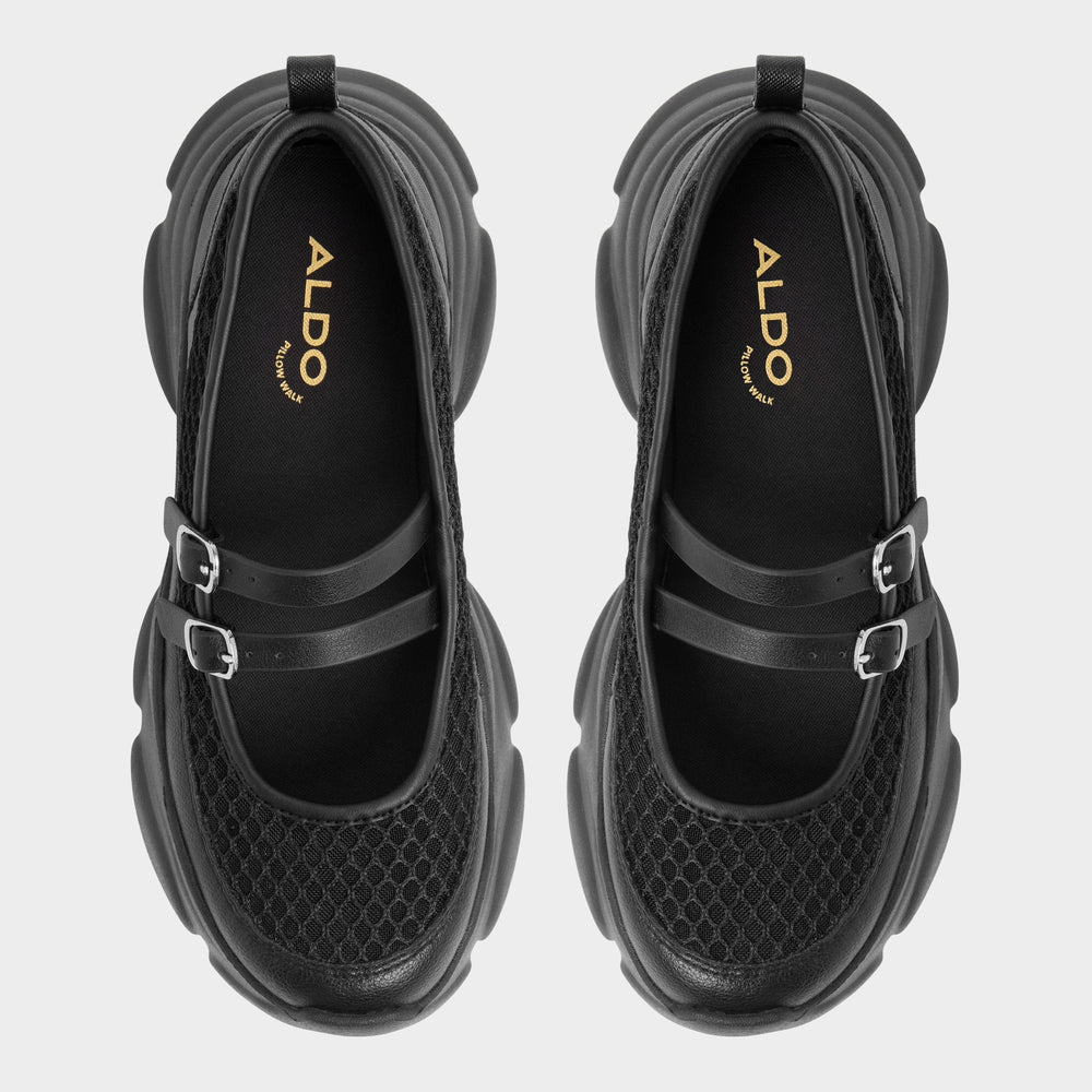 Aldo | Aethera Black Women's Platform and wedge sneakers - Mary Jane Sneakers, Jogger sole