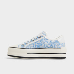 Aldo | Rayes Open Blue Women's Platform and wedge sneakers - Low top sneaker, Platform