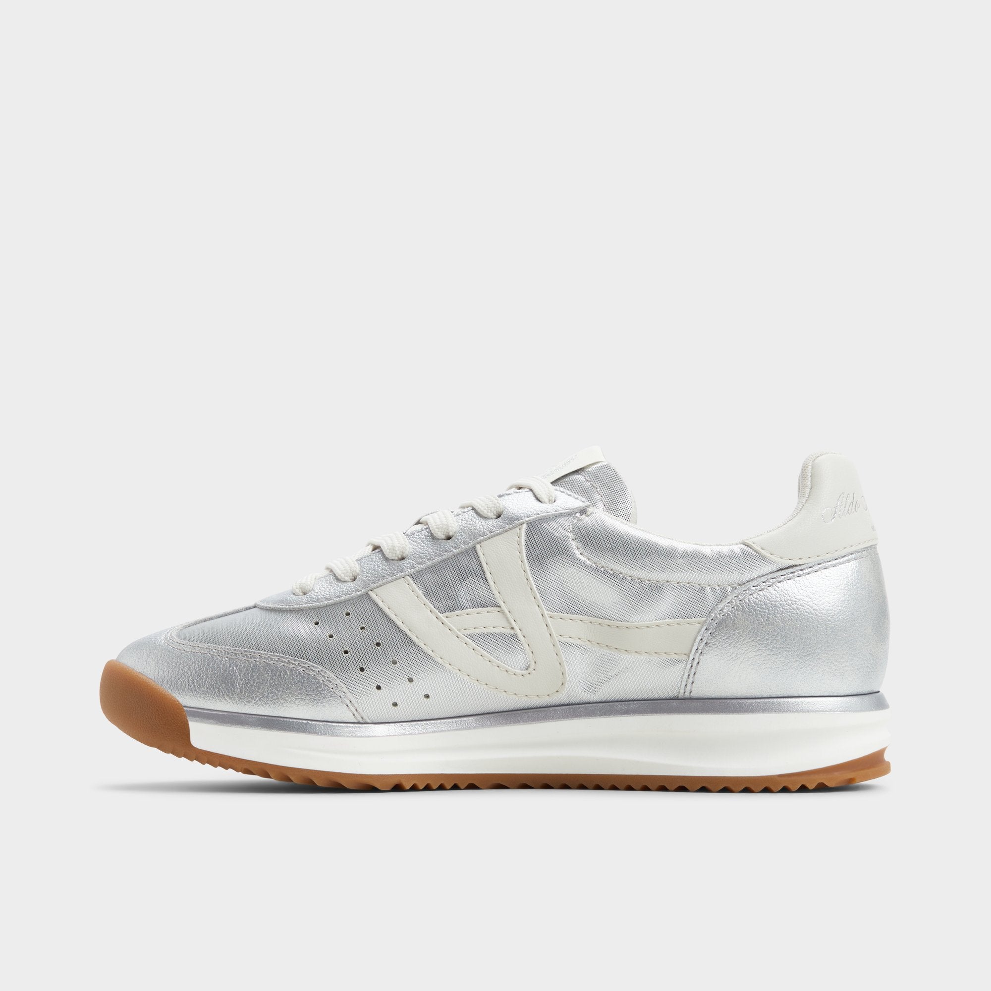 Aldo | Stepcount Silver Women's Low top sneakers - Jogger sneaker, Jogger sole