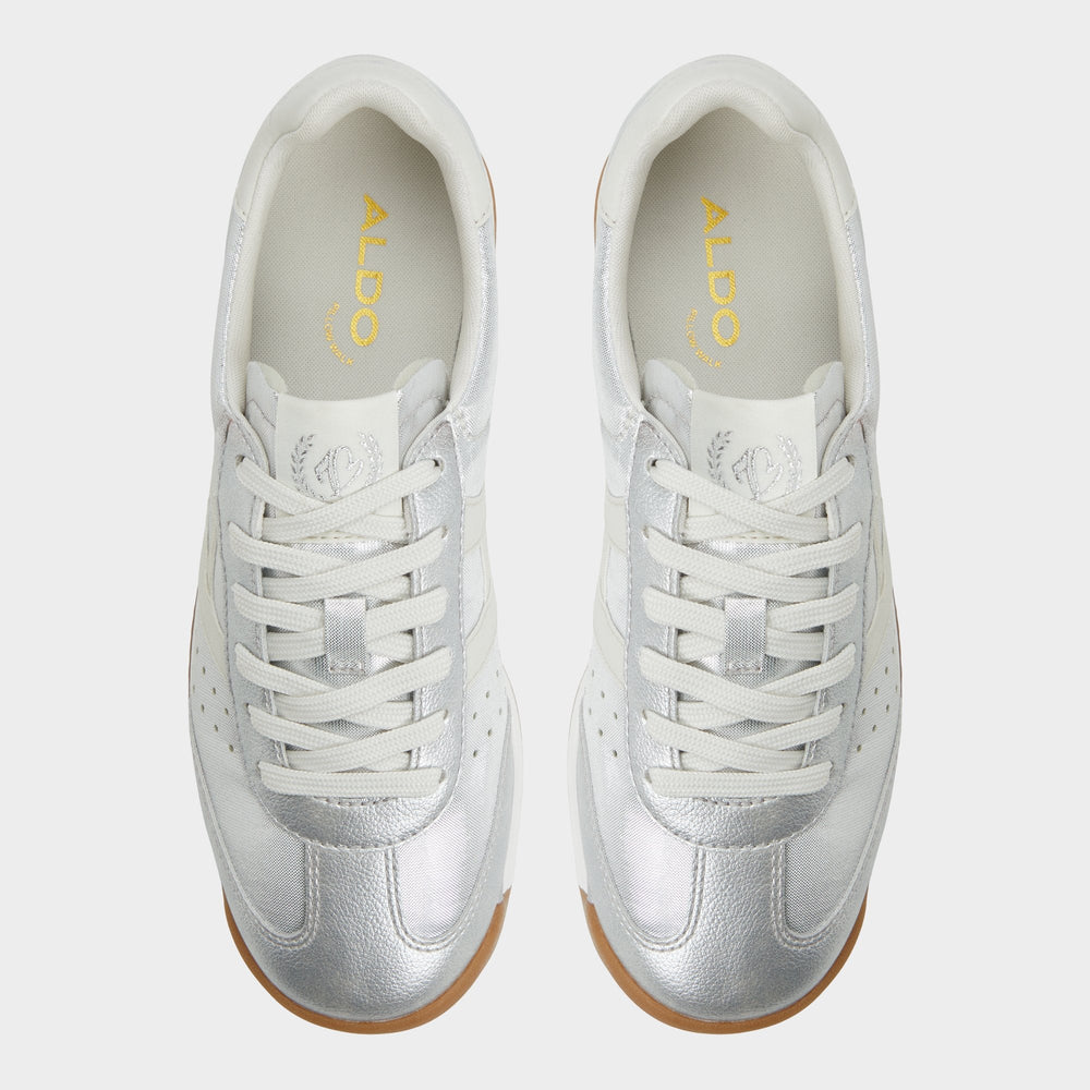 Aldo | Stepcount Silver Women's Low top sneakers - Jogger sneaker, Jogger sole