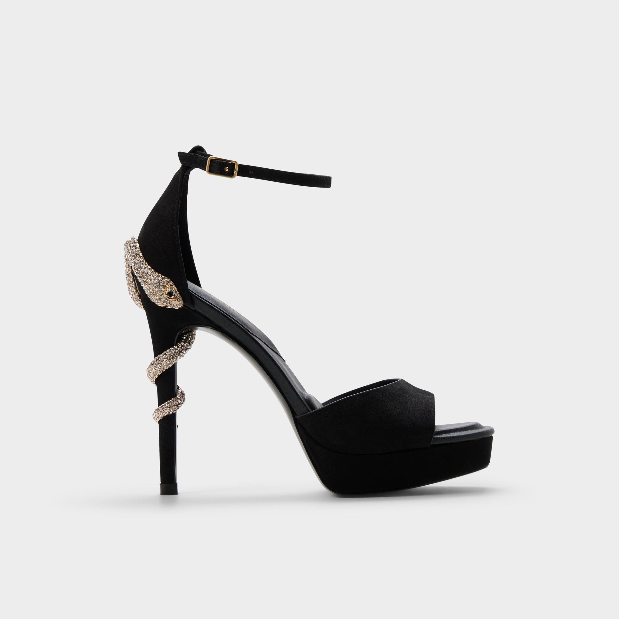 Aldo | Medusa in Other Black 14266744 - Strappy heeled sandal, Platform