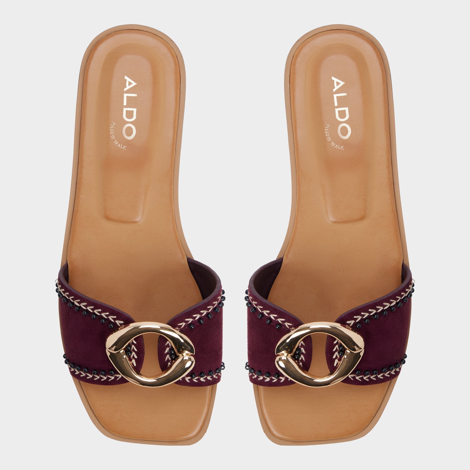 Aldo | Biggin in Bordo - Slide sandal