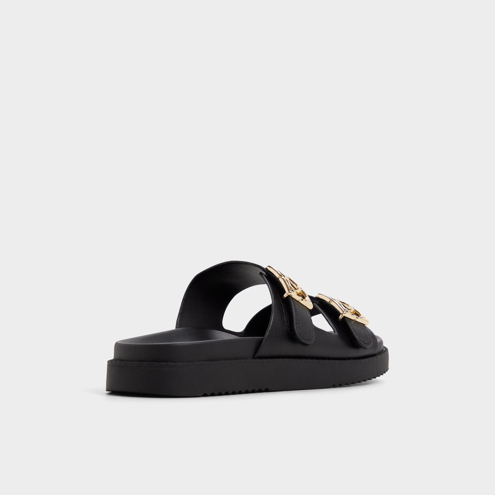 Aldo | Mungos in Black - Footbed sandal, Footbed sandal