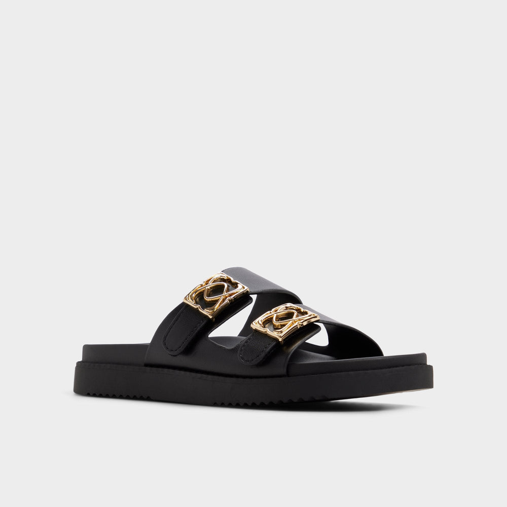 Aldo | Mungos in Black - Footbed sandal, Footbed sandal