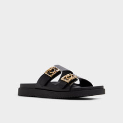 Aldo | Mungos in Black - Footbed sandal, Footbed sandal