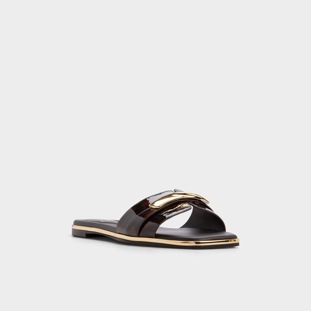 Aldo | Darlina in Open Brown - Slide sandal