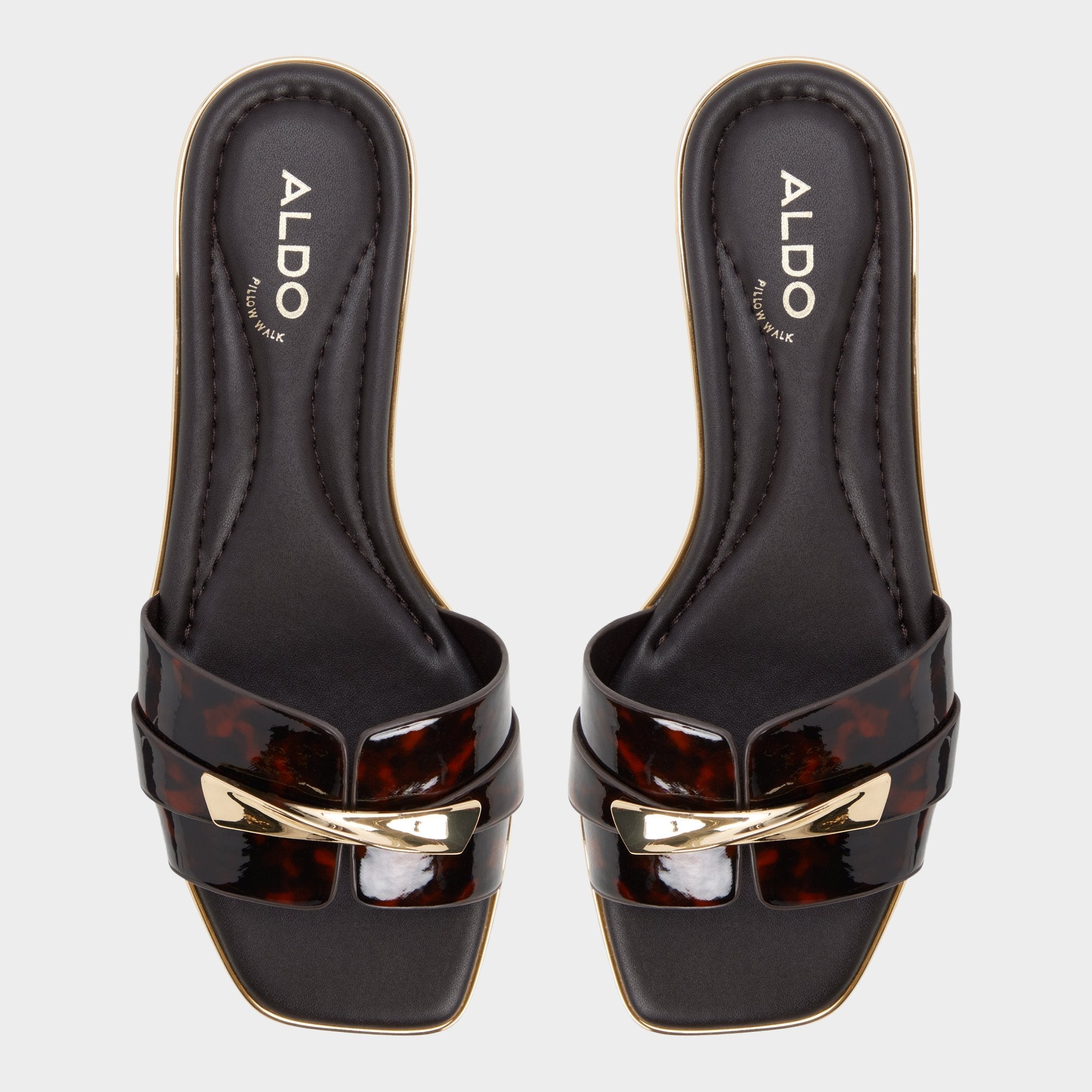 Aldo | Darlina in Open Brown - Slide sandal