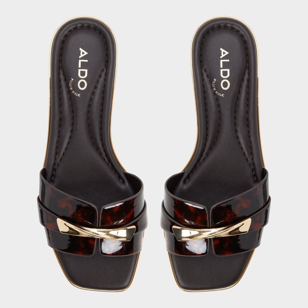 Aldo | Darlina in Open Brown - Slide sandal