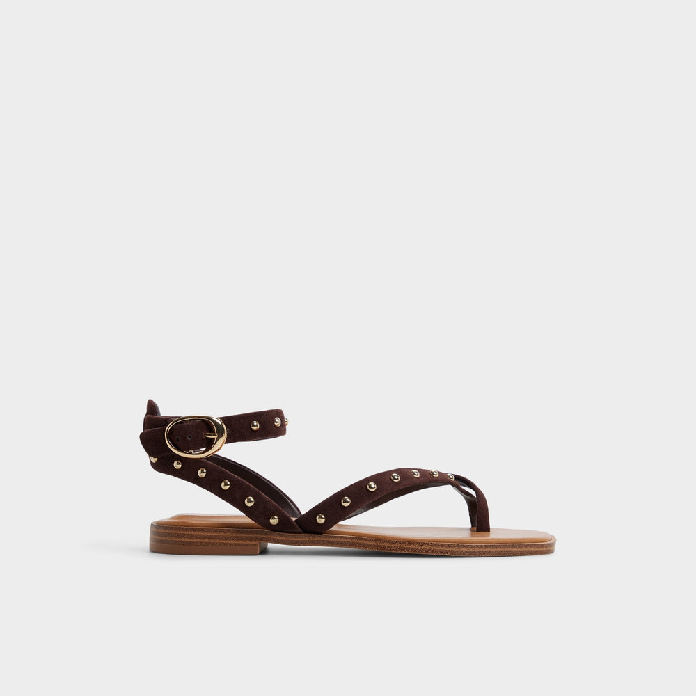 Aldo | Daressi in Dark Brown - Flat sandal