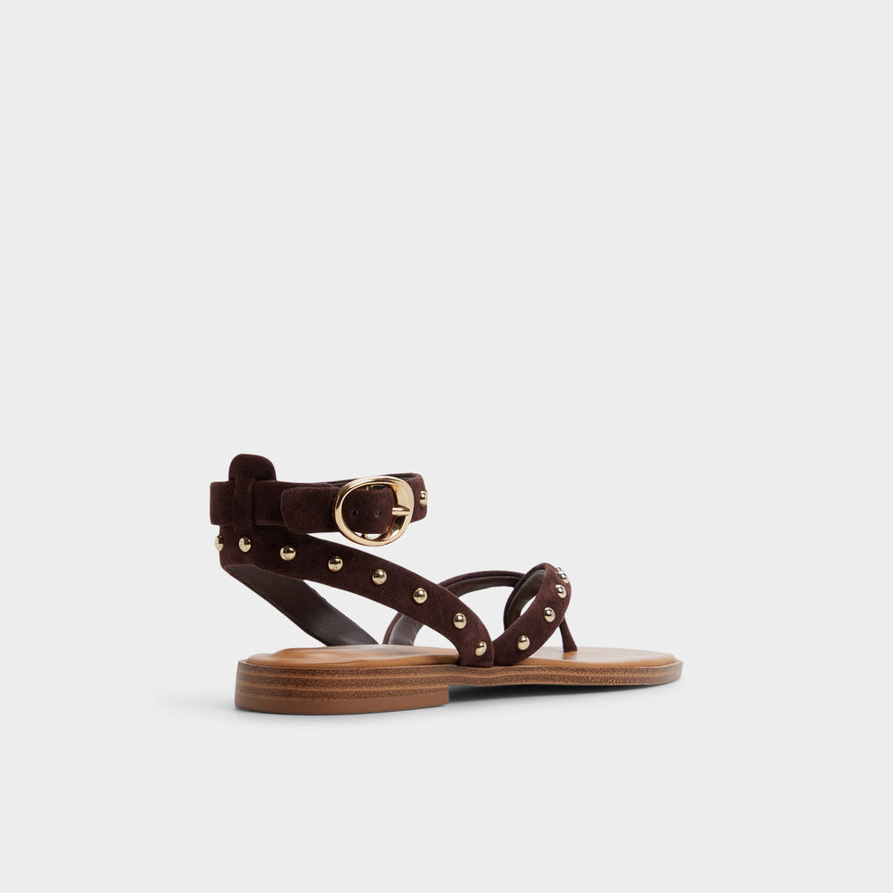 Aldo | Daressi in Dark Brown - Flat sandal