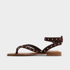 Aldo | Daressi in Dark Brown - Flat sandal