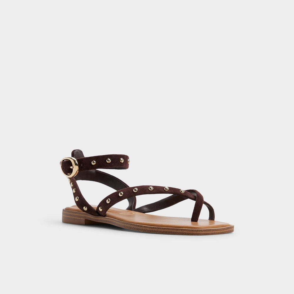 Aldo | Daressi in Dark Brown - Flat sandal