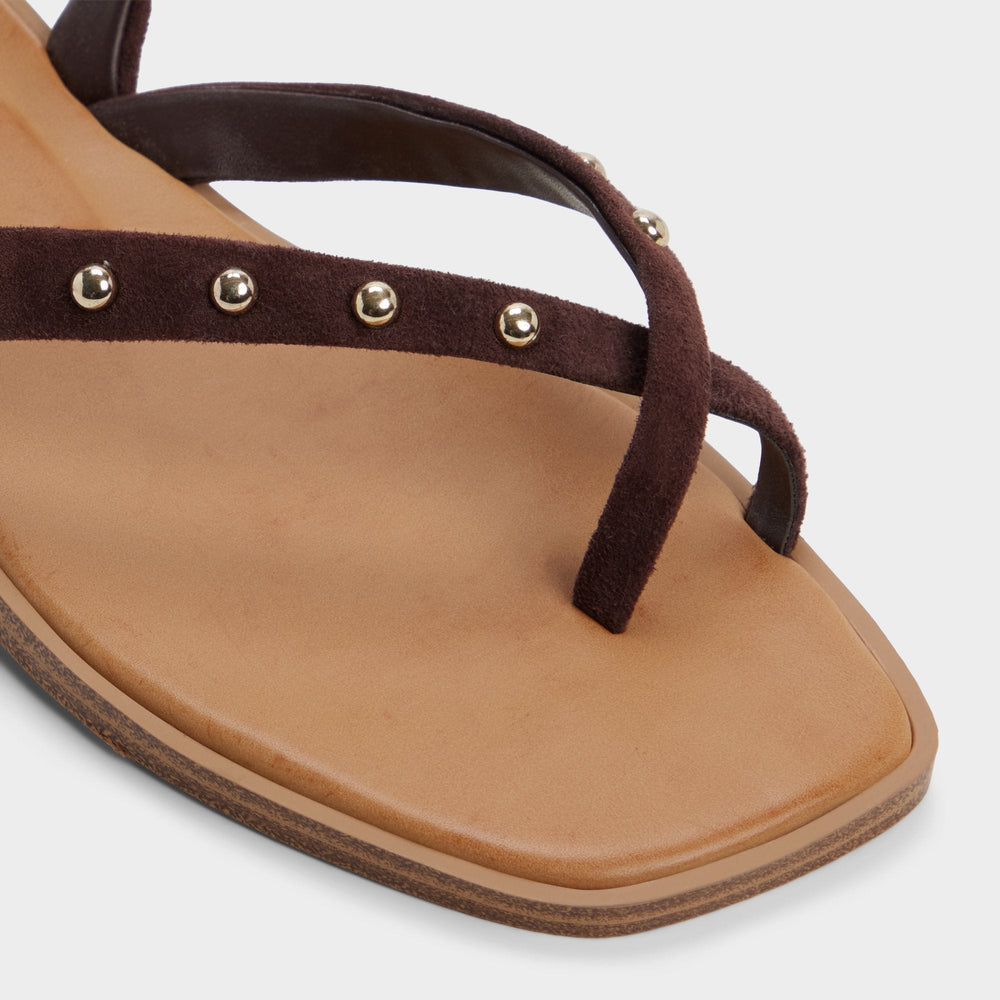 Aldo | Daressi in Dark Brown - Flat sandal