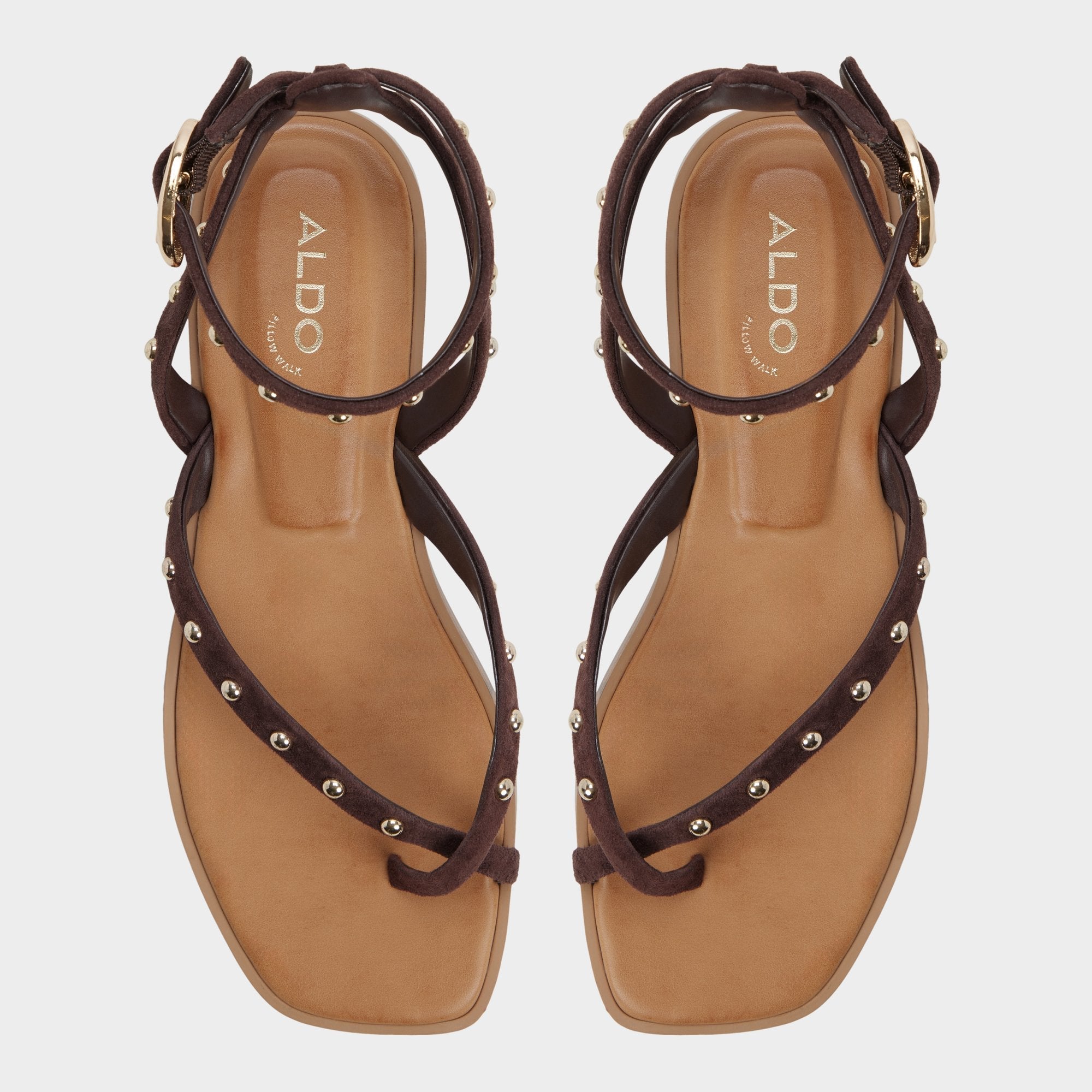 Aldo | Daressi in Dark Brown - Flat sandal