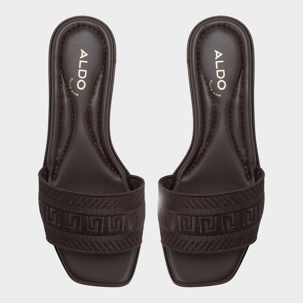 Aldo | Oceania in Dark Brown 14298155 - Slide sandal